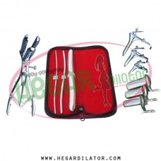 Hegar uterine dilator set 3 Pieces 3-4,5-6,17-18, mathieu, grave 3, collin 3