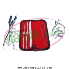Hegar uterine dilator set 3 Pieces 3-4,5-6,17-18, mathieu, grave 3