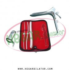 Hegar uterine dilator set 3 Pieces 3-4,5-6,17-18, collin small, grave large