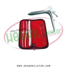 Hegar uterine dilator set 3 Pieces 3-4,5-6,17-18, grave large