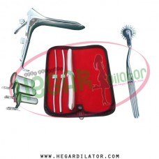 Hegar uterine dilator set 3 Pieces 3-4,5-6,17-18, pinwheel, collin 3, grave large