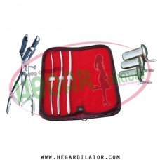 Hegar uterine dilator set 3 Pieces 3-4,5-6,7-8, mathieu, collin 3