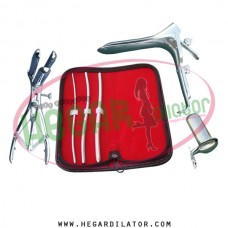 Hegar uterine dilator set 3 Pieces 3-4,5-6,7-8, mathieu, collin large, grave large 