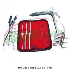 Hegar uterine dilator set 3 Pieces 3-4,5-6,7-8, mathieu, collin 3, grave large 