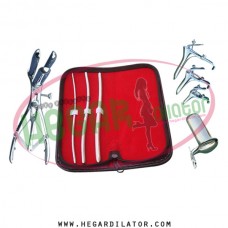 Hegar uterine dilator set 3 Pieces 3-4,5-6,7-8, mathieu, grave 3, collin large