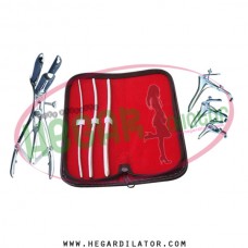 Hegar uterine dilator set 3 Pieces 3-4,5-6,7-8, mathieu, grave 3