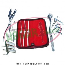 Hegar uterine dilator set 3 Pieces 3-4,5-6,7-8, pinwheel, mathieu, grave 3, collin 3