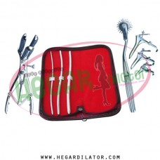 Hegar uterine dilator set 3 Pieces 3-4,5-6,7-8, pinwheel, mathieu, grave 3