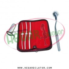 Hegar uterine dilator set 3 Pieces 3-4,5-6,7-8, pinwheel, collin small