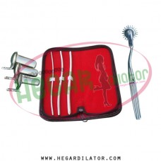 Hegar uterine dilator set 3 Pieces 3-4,5-6,7-8, pinwheel, collin 3