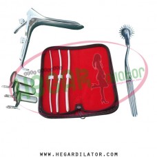 Hegar uterine dilator set 3 Pieces 3-4,5-6,7-8, pinwheel, collin 3, grave large