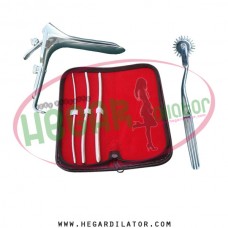 Hegar uterine dilator set 3 Pieces 3-4,5-6,7-8, pinwheel, grave large
