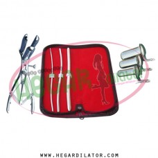 Hegar uterine dilator set 3 Pieces 3-4,5-6,9-10, mathieu, collin 3