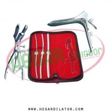 Hegar uterine dilator set 3 Pieces 3-4,5-6,9-10, mathieu, grave large