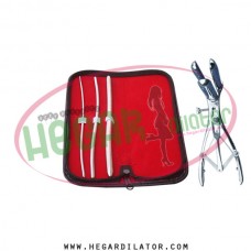 Hegar uterine dilator set 3 Pieces 3-4,5-6,9-10, mathieu