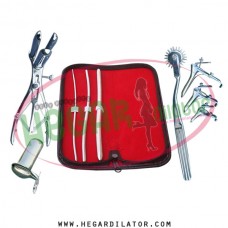 Hegar uterine dilator set 3 Pieces 3-4,5-6,9-10, pinwheel, mathieu, grave 3, collin large