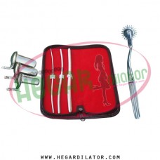 Hegar uterine dilator set 3 Pieces 3-4,5-6,9-10, pinwheel, collin 3
