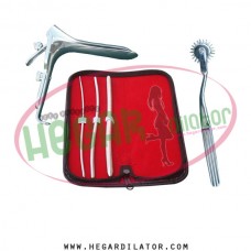 Hegar uterine dilator set 3 Pieces 3-4,5-6,9-10, pinwheel, grave large