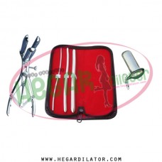 Hegar uterine dilator set 3 Pieces 3-4,7-8,11-12, mathieu, collin large