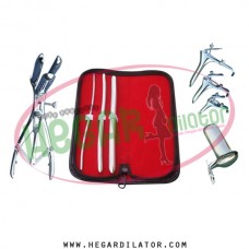 Hegar uterine dilator set 3 Pieces 3-4,7-8,11-12, mathieu, grave 3, collin large
