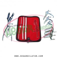 Hegar uterine dilator set 3 Pieces 3-4,7-8,11-12, mathieu, grave 3, collin 3