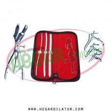 Hegar uterine dilator set 3 Pieces 3-4,7-8,11-12, mathieu, grave 3
