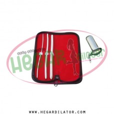 Hegar uterine dilator set 3 Pieces 3-4,7-8,11-12, collin medium