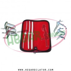 Hegar uterine dilator set 3 Pieces 3-4,7-8,11-12, collin 3, grave 3