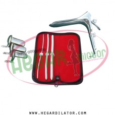 Hegar uterine dilator set 3 Pieces 3-4,7-8,11-12, collin 3, grave large