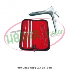 Hegar uterine dilator set 3 Pieces 3-4,7-8,11-12, grave large