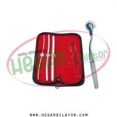 Hegar uterine dilator set 3 Pieces 3-4,7-8,11-12, pinwheel