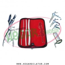 Hegar uterine dilator set 3 Pieces 3-4,7-8,13-14, mathieu, grave 3, collin large