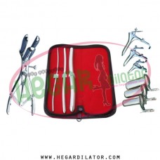 Hegar uterine dilator set 3 Pieces 3-4,7-8,13-14, mathieu, grave 3, collin 3