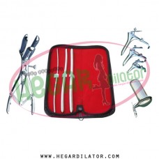 Hegar uterine dilator set 3 Pieces 3-4,7-8,9-10, mathieu, grave 3, collin large
