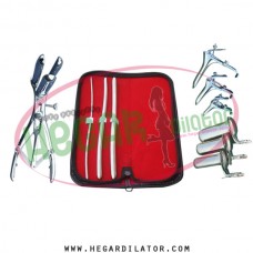 Hegar uterine dilator set 3 Pieces 3-4,7-8,9-10, mathieu, grave 3, collin 3