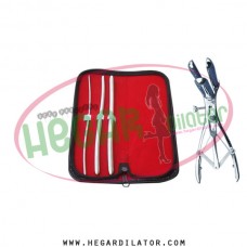Hegar uterine dilator set 3 Pieces 3-4,7-8,9-10, mathieu
