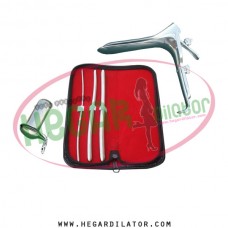 Hegar uterine dilator set 3 Pieces 3-4,7-8,9-10, collin medium, grave large