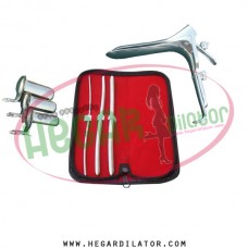 Hegar uterine dilator set 3 Pieces 3-4,7-8,9-10, collin 3, grave large