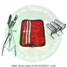  Hegar uterine dilator 3 pieces set,3-4, 11-12, 13-14, mathieu speculum, collin 3pcs