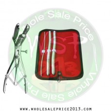 Hegar uterine dilator 3 pieces set,3-4, 11-12, 13-14, mathieu speculum