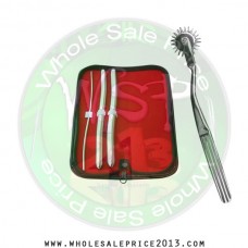 Hegar uterine dilator 3 pieces set,3-4, 11-12, 13-14, wartenberg pinwheel