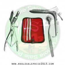 Hegar uterine dilator 3 pieces set,3-4, 11-12, 15-16, pinwheel, mathieu, grave large