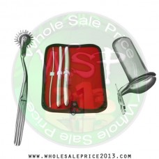Hegar uterine dilator 3 pieces set,3-4, 11-12, 15-16, pinwheel, collin large