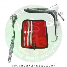 Hegar uterine dilator 3 pieces set,3-4, 11-12, 15-16, pinwheel, grave large
