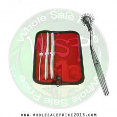 Hegar uterine dilator 3 pieces set,3-4, 11-12, 15-16, wartenberg pinwheel