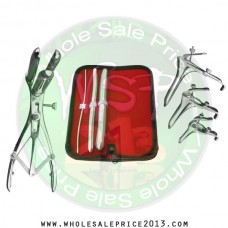Hegar uterine dilator 3 pieces set,3-4, 11-12, 17-18, mathieu speculum, grave 3pcs