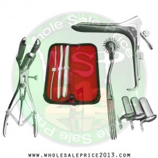 Hegar uterine dilator 3 pieces set,3-4, 11-12, 17-18, pinwheel, mathieu, grave large, collin 3pcs