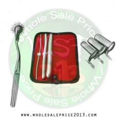 Hegar uterine dilator 3 pieces set,3-4, 11-12, 17-18, pinwheel, collin 3pcs