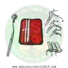 Hegar uterine dilator 3 pieces set,3-4, 11-12, 17-18, pinwheel, grave 3pcs, collin 3pcs