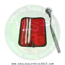 Hegar uterine dilator 3 pieces set,3-4, 11-12, 17-18, wartenberg pinwheel